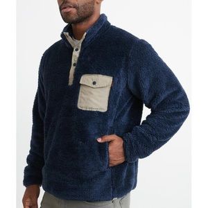 Marine Layer re-spun Sherpa pullover